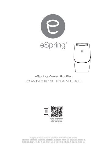 eSpring Owners Manual - Amway