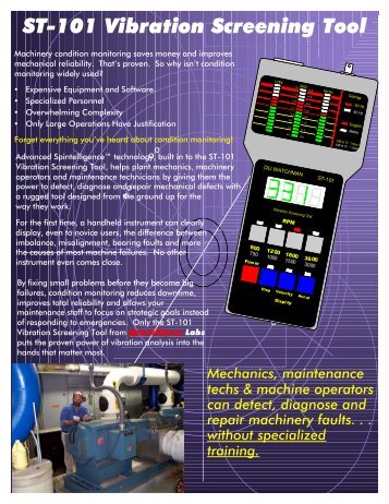 ST-101 Vibration Screening Tool - PdP Services - Providing ...