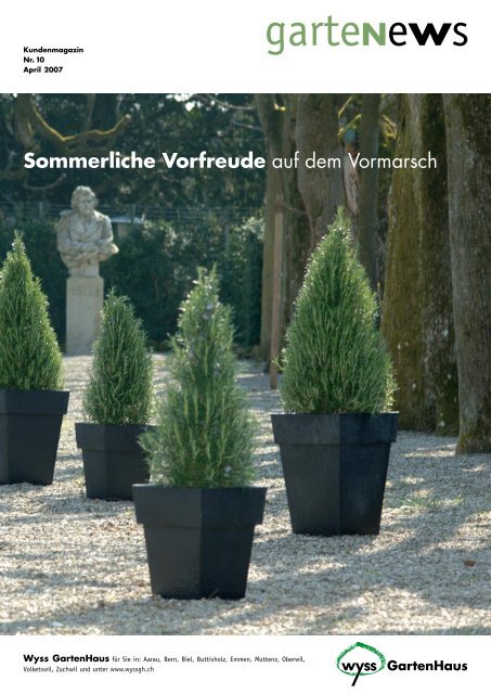 Sommerliche Vorfreude - Wyss