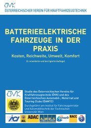 batterieelektrische fahrzeuge in der praxis - Österreichischer Verein ...