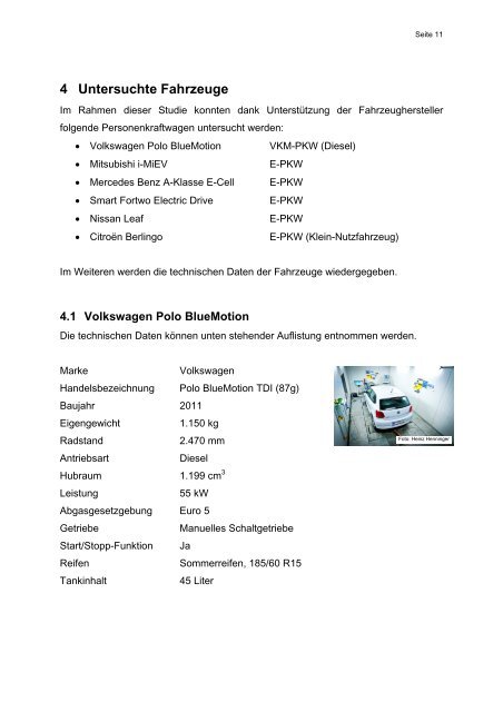 batterieelektrische fahrzeuge in der praxis - Österreichischer Verein ...