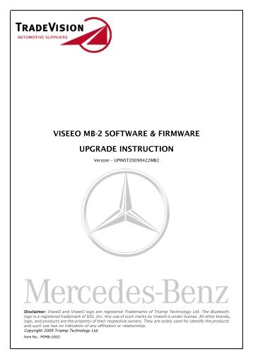 viseeo mb-2 software & firmware upgrade ... - Xenonstore.com