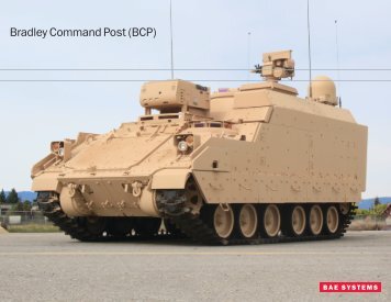 Bradley Command Post (BCP) Data Sheet - Events - BAE Systems