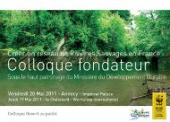 Colloque fondateur, 20 mai 2011 -Impérial Palace - WWF France