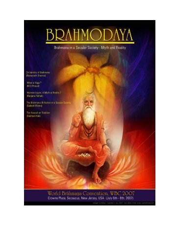 Download Brahmodaya 2K7 ( 4 MB pdf) - Brahmanworld.org