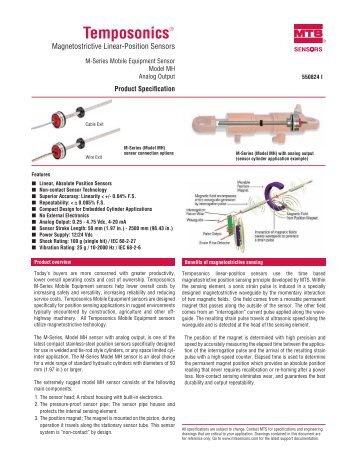 M-Series Model MH sensor - MTS Sensors