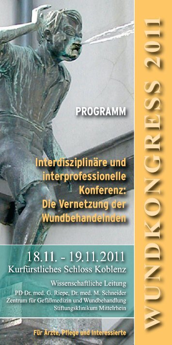 Interdisziplinäre und interprofessionelle Konferenz -  Wundkongress ...