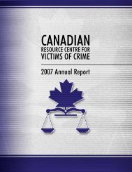 Canadian Resource Centre for Victims of Crime