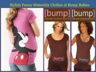 Stylish Funny Maternity Clothes at Bump Babies