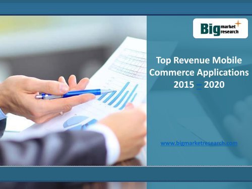 Top Revenue Mobile Commerce Applications Mobile Financial Services Market