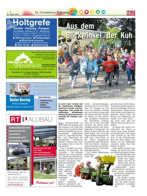 31. Emsdettener Frühjahrsmarkt