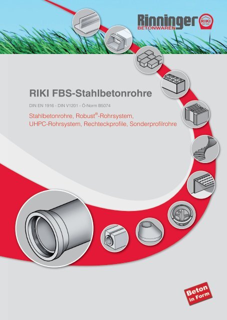 RIKI FBS-Stahlbetonrohre