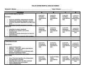 VALID EXPERIMENTAL DESIGN RUBRIC ... - WordPress.com