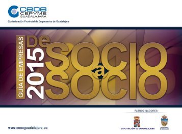 Guia de SOCIOaSOCIO 2015 - CEOE-CEPYME Guadalajara