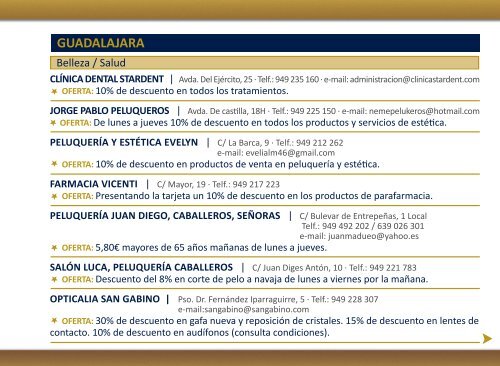 Guia de SOCIOaSOCIO 2015 - CEOE-CEPYME Guadalajara