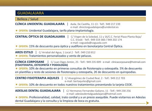 Guia de SOCIOaSOCIO 2015 - CEOE-CEPYME Guadalajara