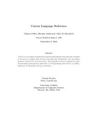 Unicon Language Reference Clinton L. Jeffery Shamim Mohamed ...