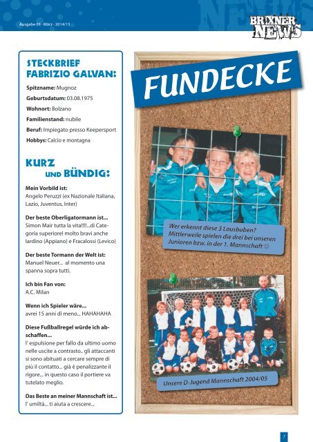 Brixner News, 5. Ausgabe, 2014/15