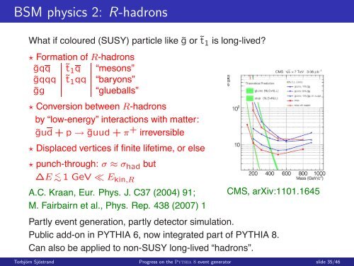 Progress on the Pythia 8 event generator