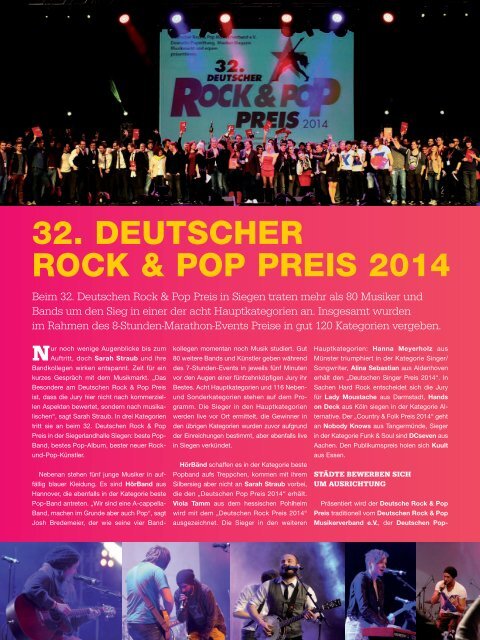 Musiker Magazin 01/2015