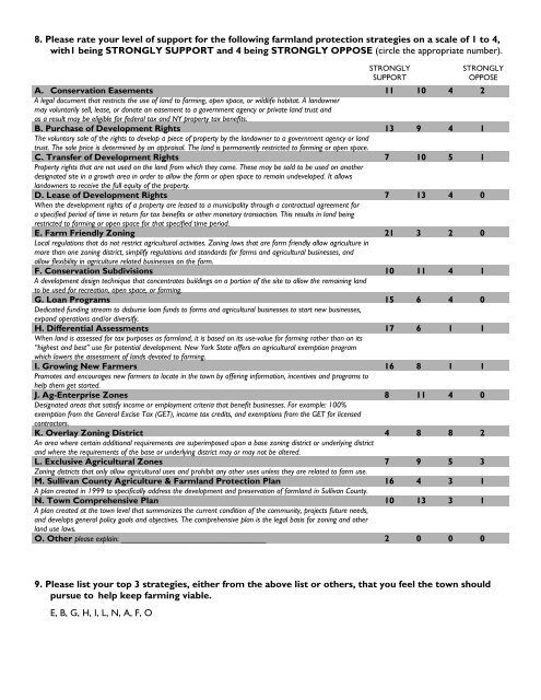 Agriculture and Farmland Protection Plan - Town of Liberty