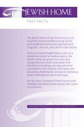FAST FACTS - Jewish Home of San Francisco