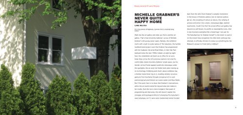 michelle grabner's never quite happy home - College of Fine Arts