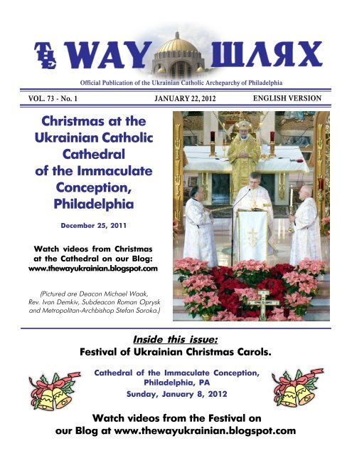 01/22/12 - Ukrainian Catholic Archeparchy of Philadelphia