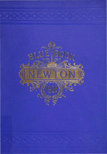 Blue Book 1908 - Newton Free Library