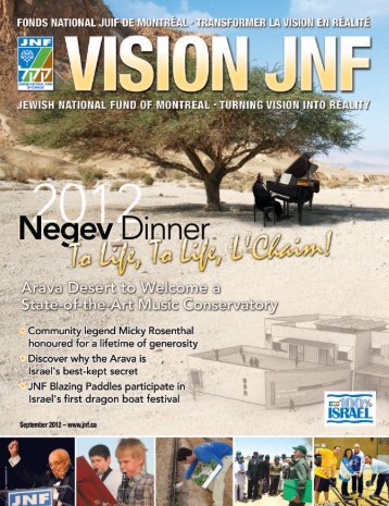 Throughout its 110-year history, JNF has played a vital role in the ...