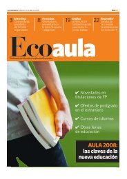 AULA2008: las claves de la nueva educaciÃ³n - Ecoaula