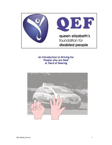 An Introduction to Driving for Deaf 2012 - QEF