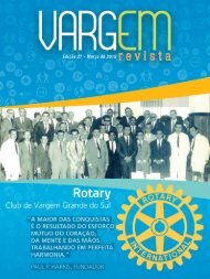 Vargem em Revista, Rotarianos em Ação -  Março/2015, edição 27.