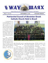 09/11/11 - Ukrainian Catholic Archeparchy of Philadelphia