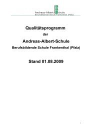 download des Berichtes - Andreas-Albert-Schule