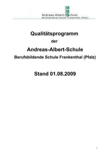 download des Berichtes - Andreas-Albert-Schule
