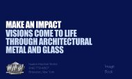MAKE AN IMPACT: ARCHITECTURAL METAL AND GLASS
