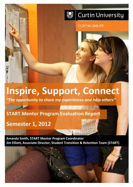 2012 S1 Mentor Program Report - Unilife - Curtin University