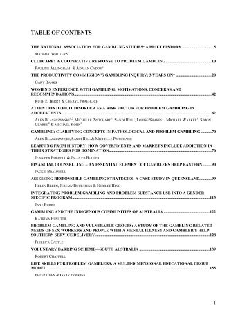 Journal of the national association for gambling studies (australia)