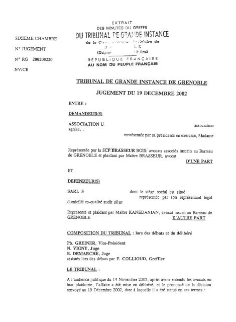 Consulter le jugement du tribunal (fichier PDF image, 345 Ko)