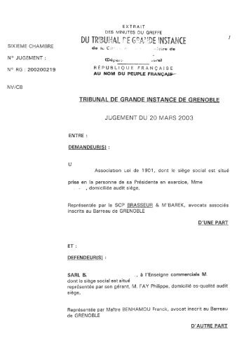 Consulter le jugement du tribunal (fichier PDF image, 505 Ko)