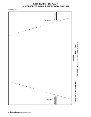 worksheet- draw a where ground plan - the SOTA Theatre Department!