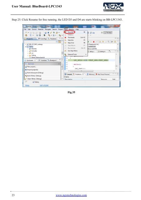 For LPC-Xpresso with NXP LPC-Link