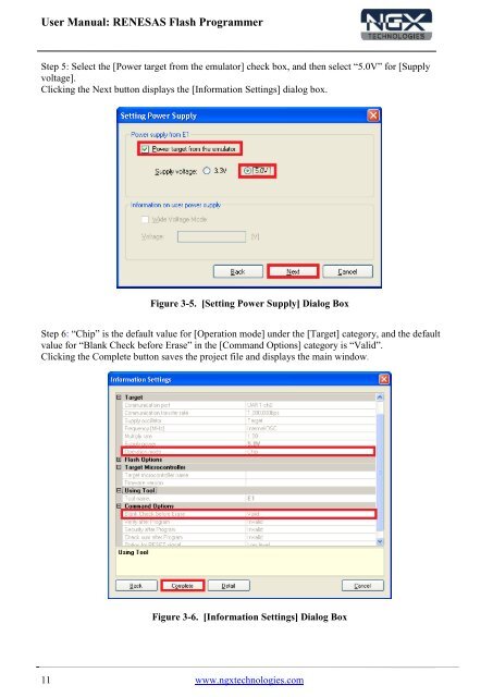 Renesas Flash Programmer user manual