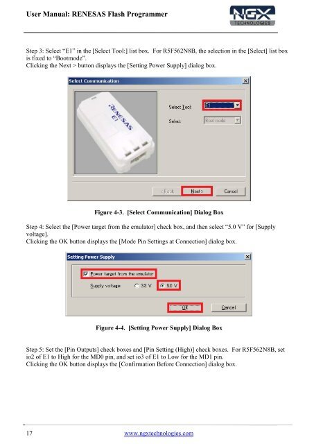 Renesas Flash Programmer user manual