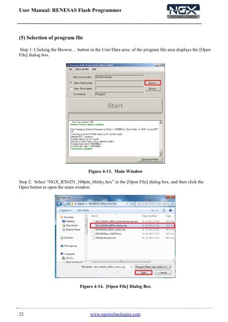 Renesas Flash Programmer user manual