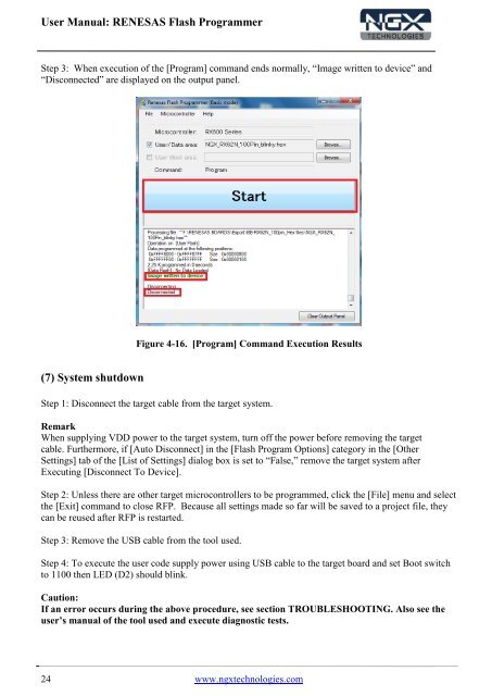 Renesas Flash Programmer user manual