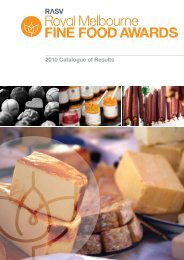 2010 Catalogue of Results - Royal Agricultural Society of Victoria