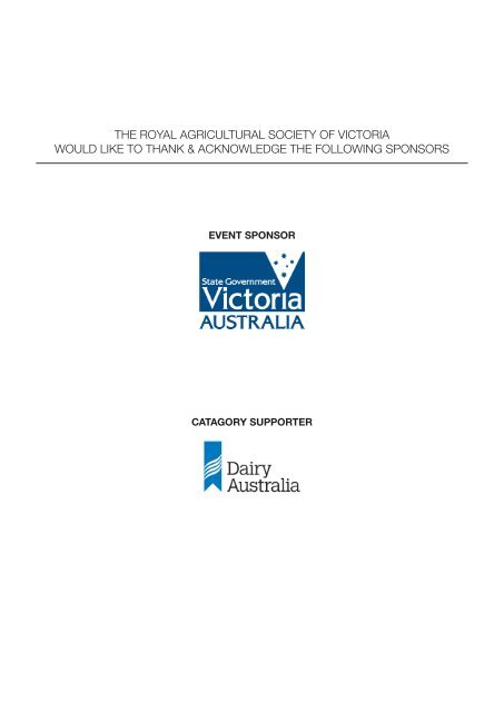 2010 Catalogue of Results - Royal Agricultural Society of Victoria