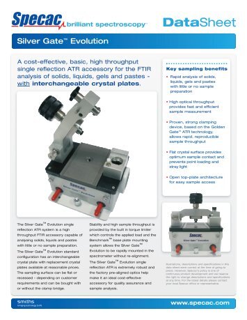 Silver Gate Evolution - Specac